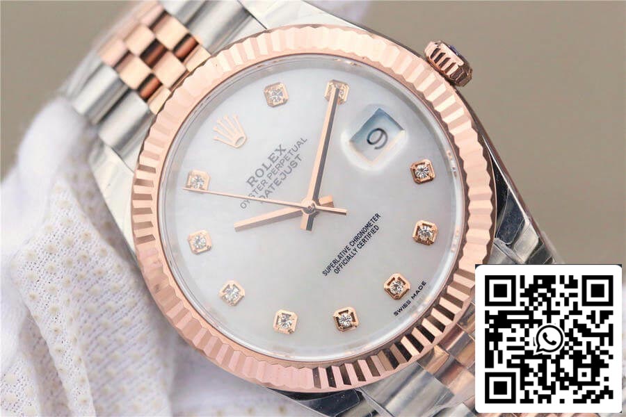 Rolex Datejust M126331-0014 1:1 Meilleure édition EW Factory Cadran en nacre en or rose