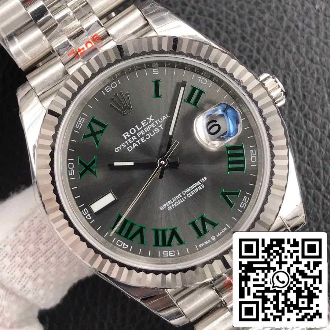 Rolex Datejust M126334-0022 1:1 Meilleure édition EW Factory Gris foncé Gial