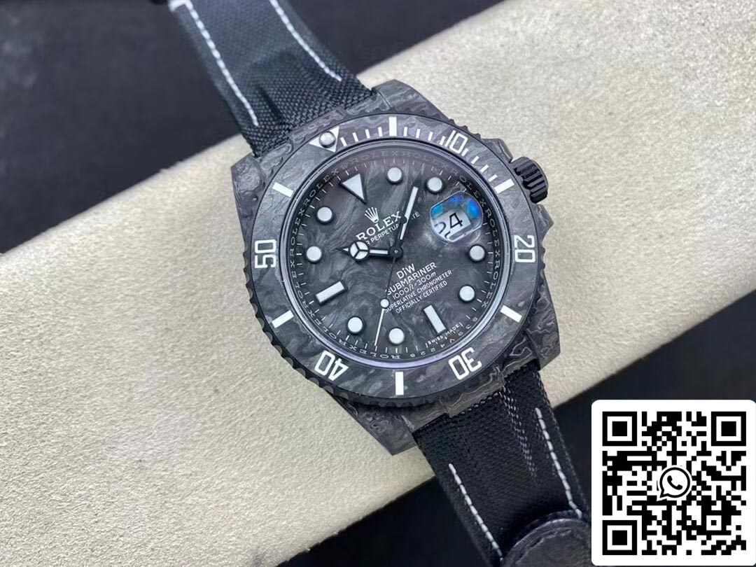 Rolex Submariner 1:1 Best Edition VS Factory DIW Carbon Fiber Dial