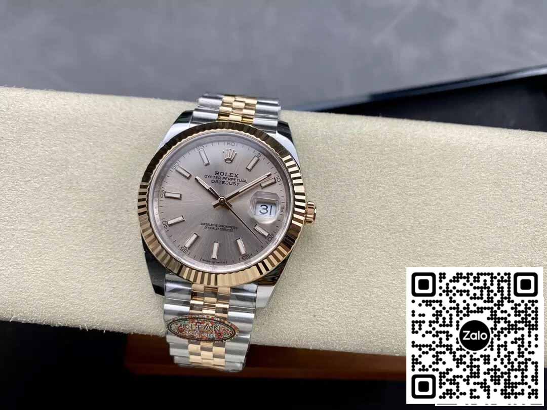 Rolex Datejust 41MM M126331-0010 1:1 Mejor Edición Clean Factory Oro Rosa