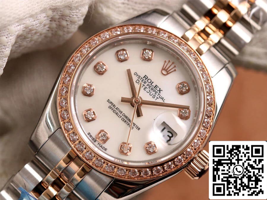 Rolex Datejust 28MM 1:1 Best Edition BP Factory Diamond-set White Dial