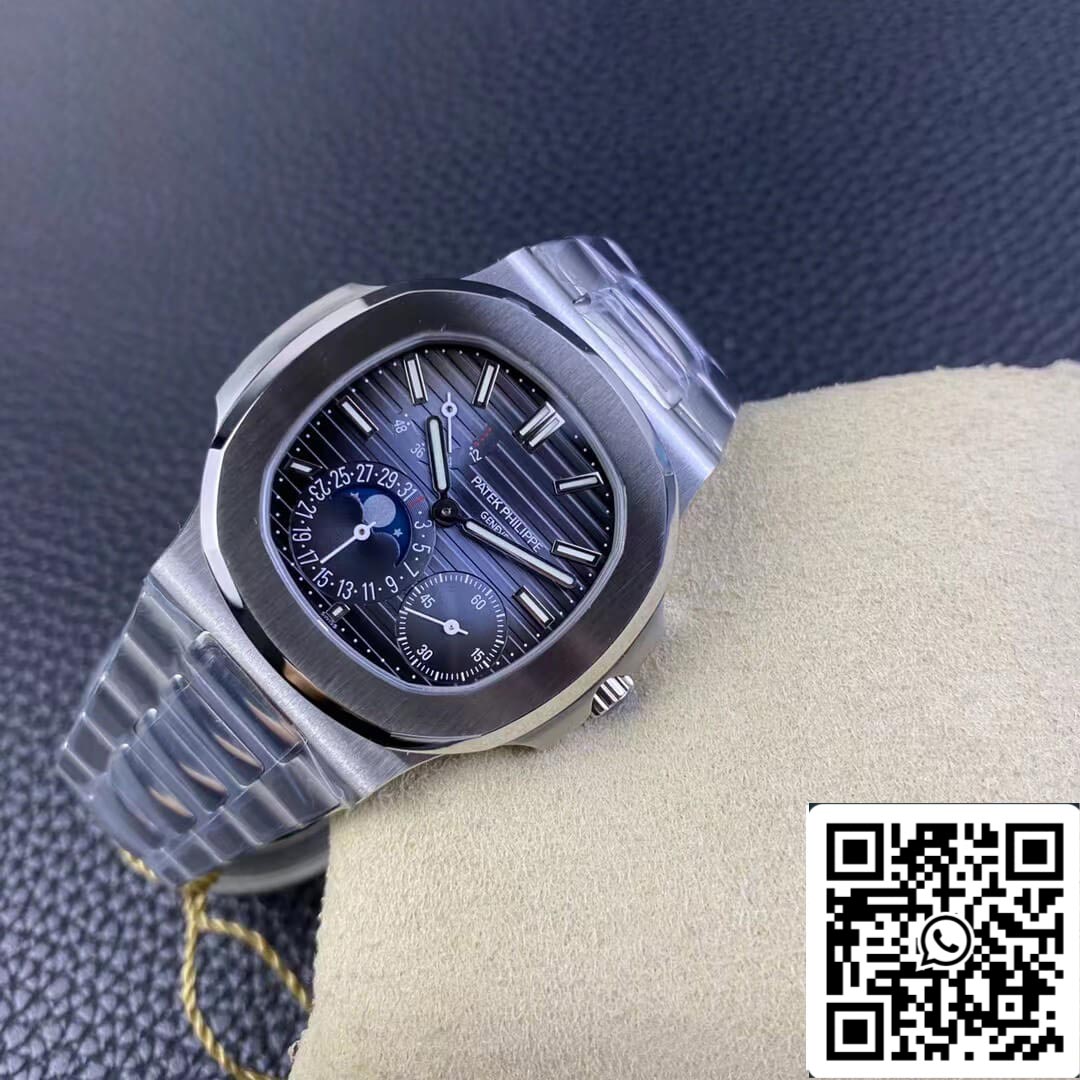 Patek Philippe Nautilus 5712/1A-001 1:1 Melhor Edição ZF Factory V2 Aço Inoxidável