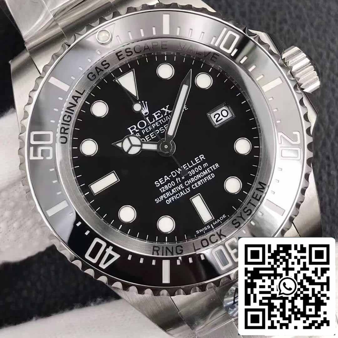 Rolex Sea Dweller 116660-98210 1:1 Meilleure édition AR Factory Cadran noir