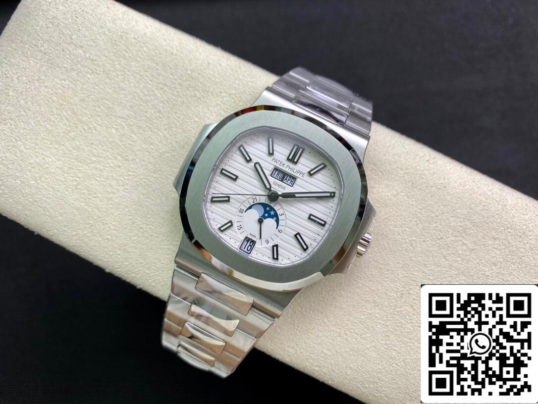 Patek Philippe Nautilus 5726/1A-010 1:1 Meilleure édition PPF Factory Cadran blanc