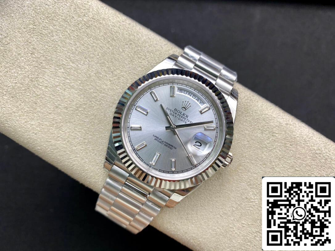 Rolex Day Date M228239-0003 1:1 Meilleure édition EW Factory Or blanc