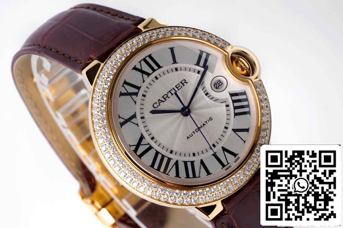 Replica Ballon Bleu De Cartier 42MM WE9007Z3 AF Factory Yellow Gold Case