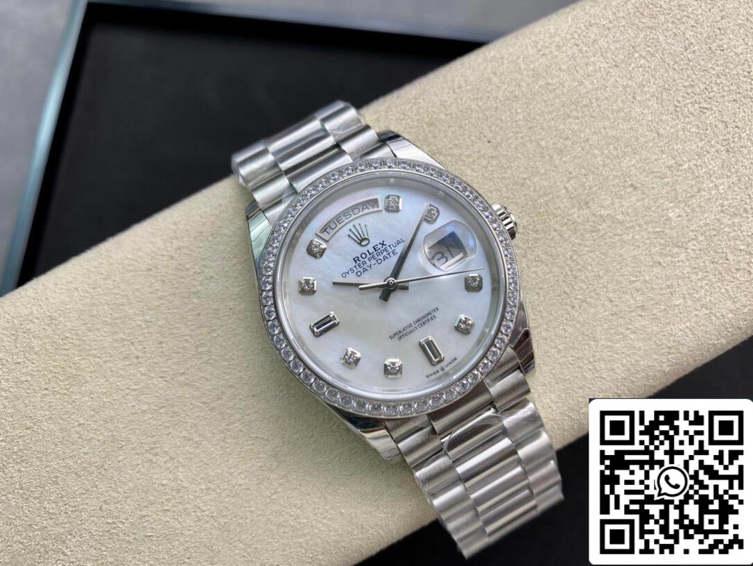 Rolex Day Date 128396TBR-0005 1:1 Meilleure édition EW Factory Cadran fritillaire