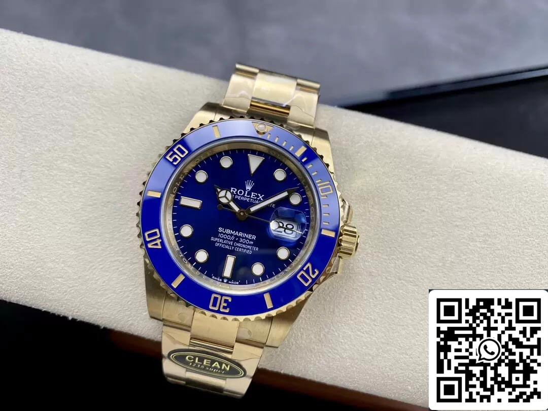 Rolex Submariner M126618lb-0002 41MM 1:1 Melhor Edição Moldura Azul de Fábrica Limpa