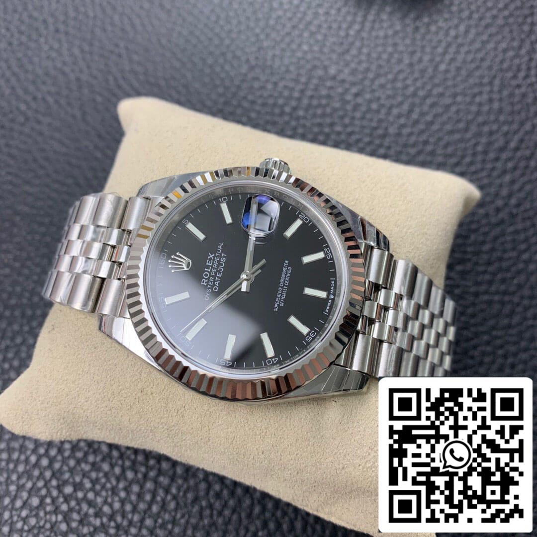 Rolex Datejust M126334-0018 1:1 Meilleure édition EW Factory Cadran noir