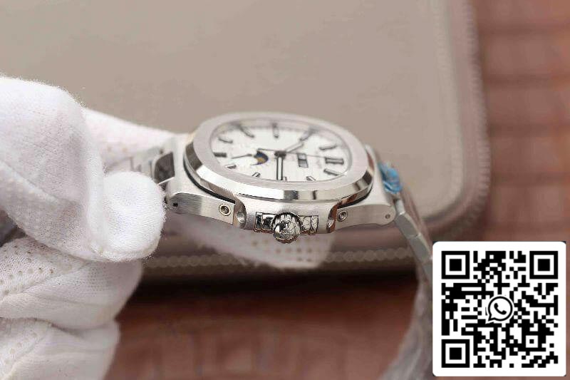 Patek Philippe Nautilus 5726/1A-010 KM Factory 1:1 Meilleure édition suisse ETA324 Cadran texturé blanc