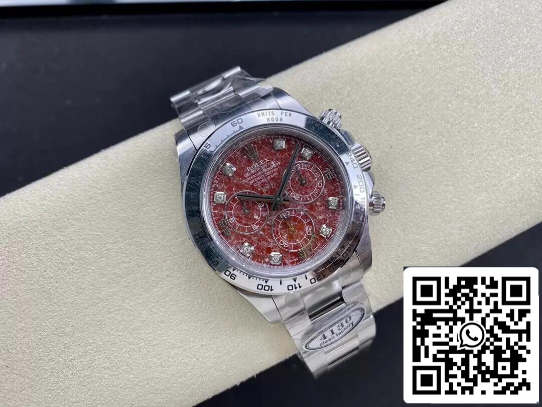 Rolex Cosmograph Daytona 116589 1:1 Meilleure édition Cadran Grenade Clean Factory