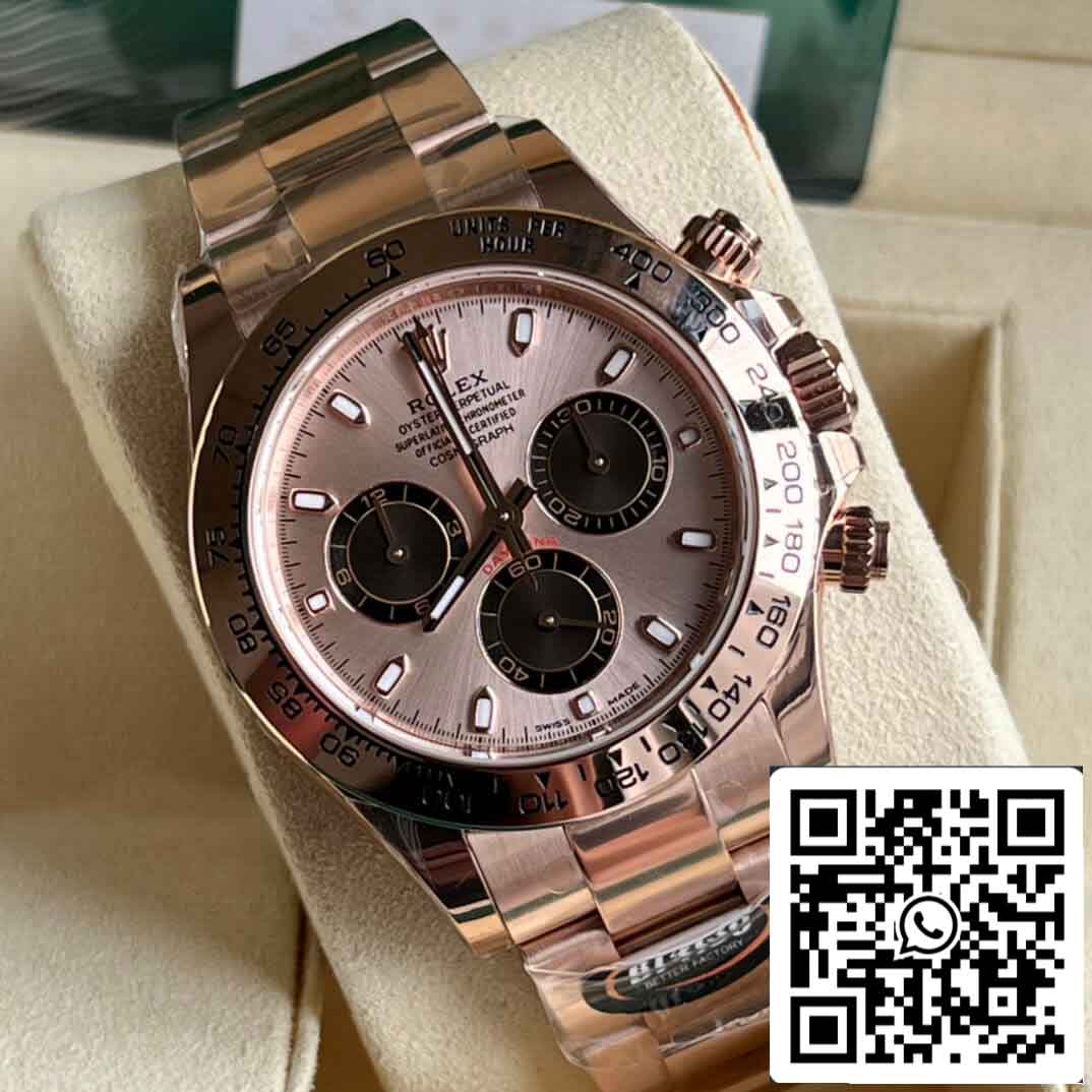 Replica Rolex Daytona M116505-0016 Best 1:1  BT Factory Edition Gold Dial