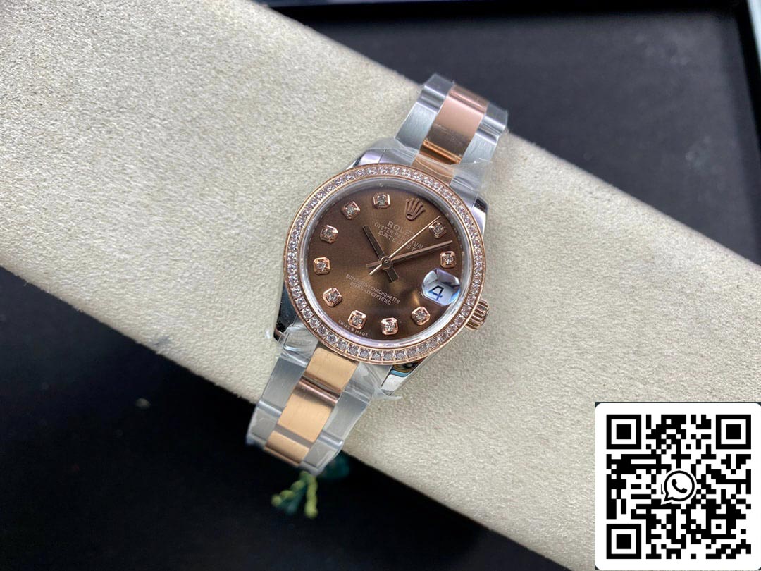 Rolex Datejust M278381RBR-0027 31MM 1:1 Meilleure édition EW Factory Cadran marron