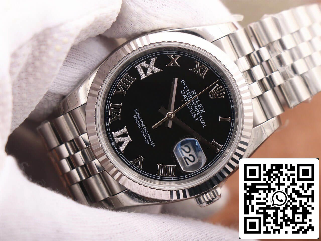 Rolex Datejust M126233 36MM 1:1 Meilleure édition EW Factory Cadran noir