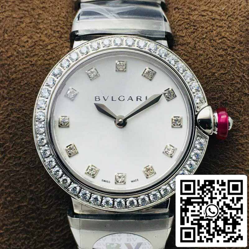 Bvlgari LVCEA 1:1 Best Edition BV Factory Cadran blanc serti de diamants