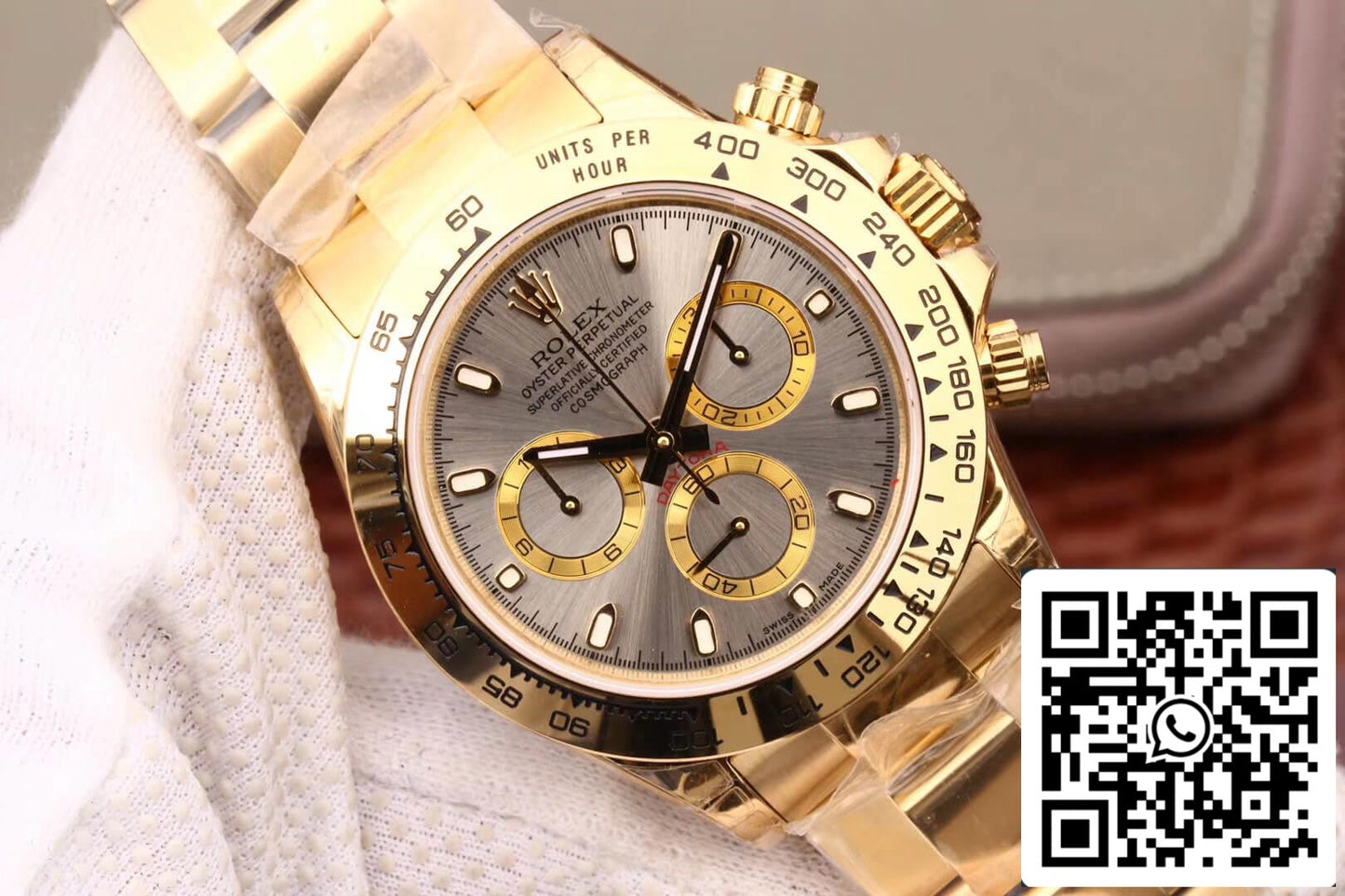 Rolex Daytona Cosmograph 116508 1:1 Migliore edizione JH Factory Gold