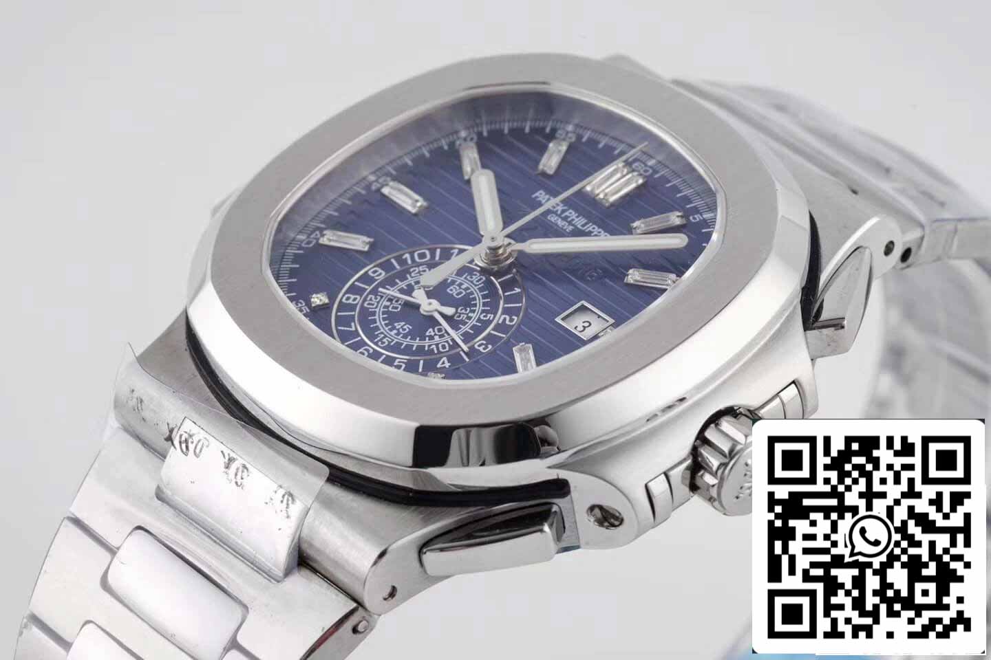 Patek Philippe Nautilus 5976/1G 1:1 Melhor Edição 3K Factory V2 Aço Inoxidável