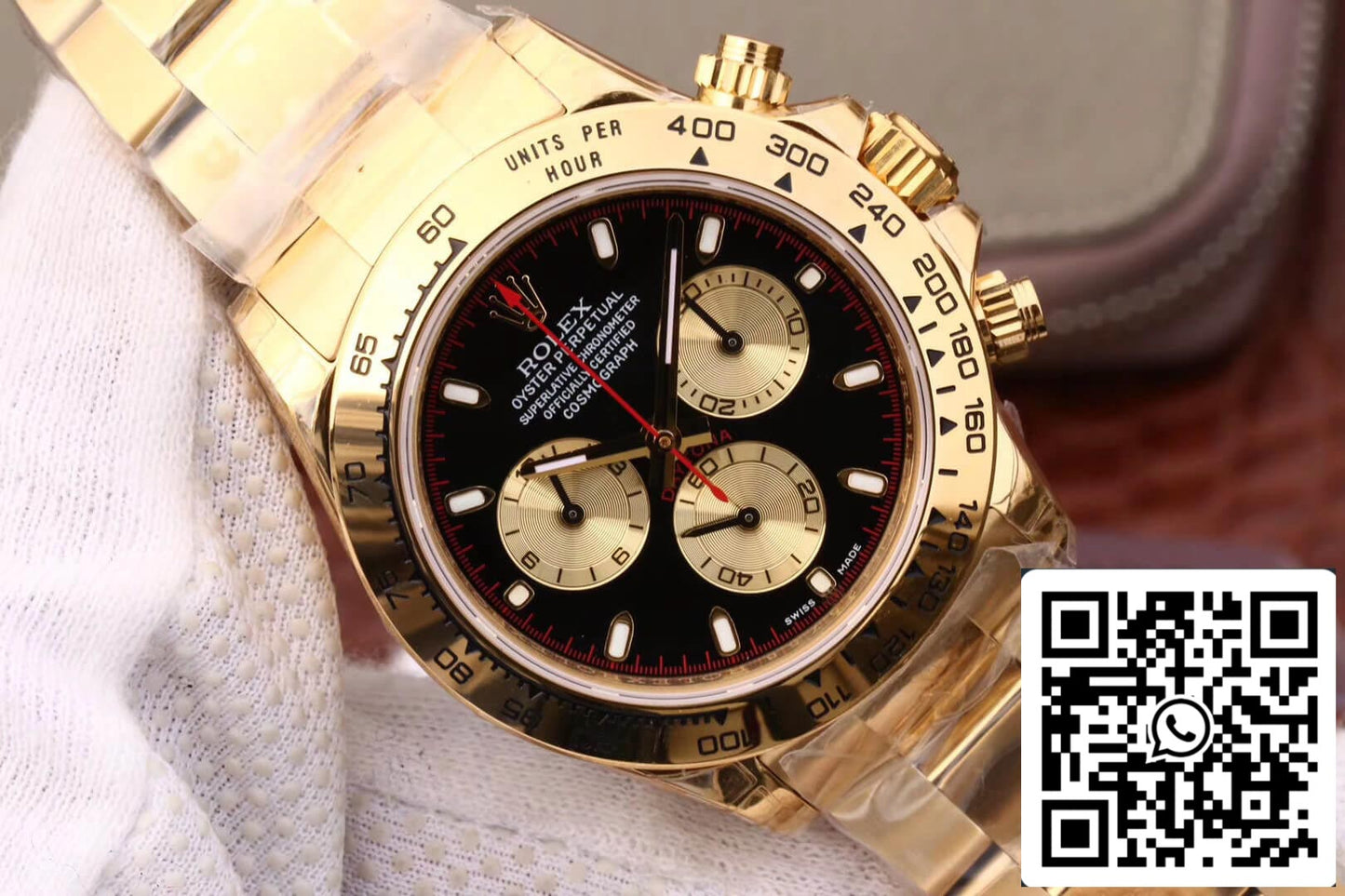 Rolex Daytona Cosmograph M116508-0009 1:1 Beste Edition JH Factory 18K Gold