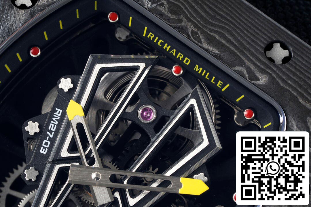 Richard Mille RM27-03 Rafael Nadal Tourbillon 1:1 Meilleure édition RM Factory Cadran squelette