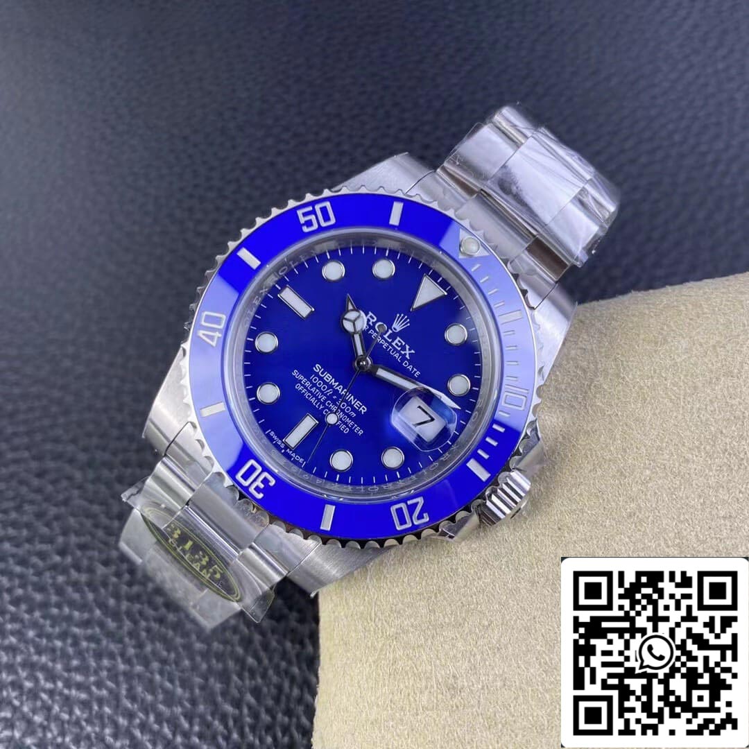 Rolex Submariner 116619LB-97209 40MM 1:1 Best Edition Clean Factory V5 quadrante blu