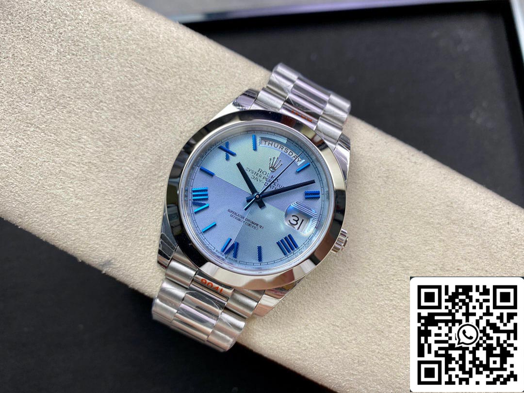 Rolex Day Date M228206-0001 1:1 Meilleure édition EW Factory Cadran bleu