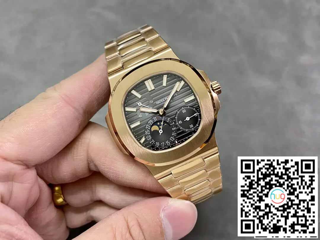 Patek Philippe Nautilus 5712/1R-001 1:1 Meilleure édition PPF Factory V2 Cadran marron