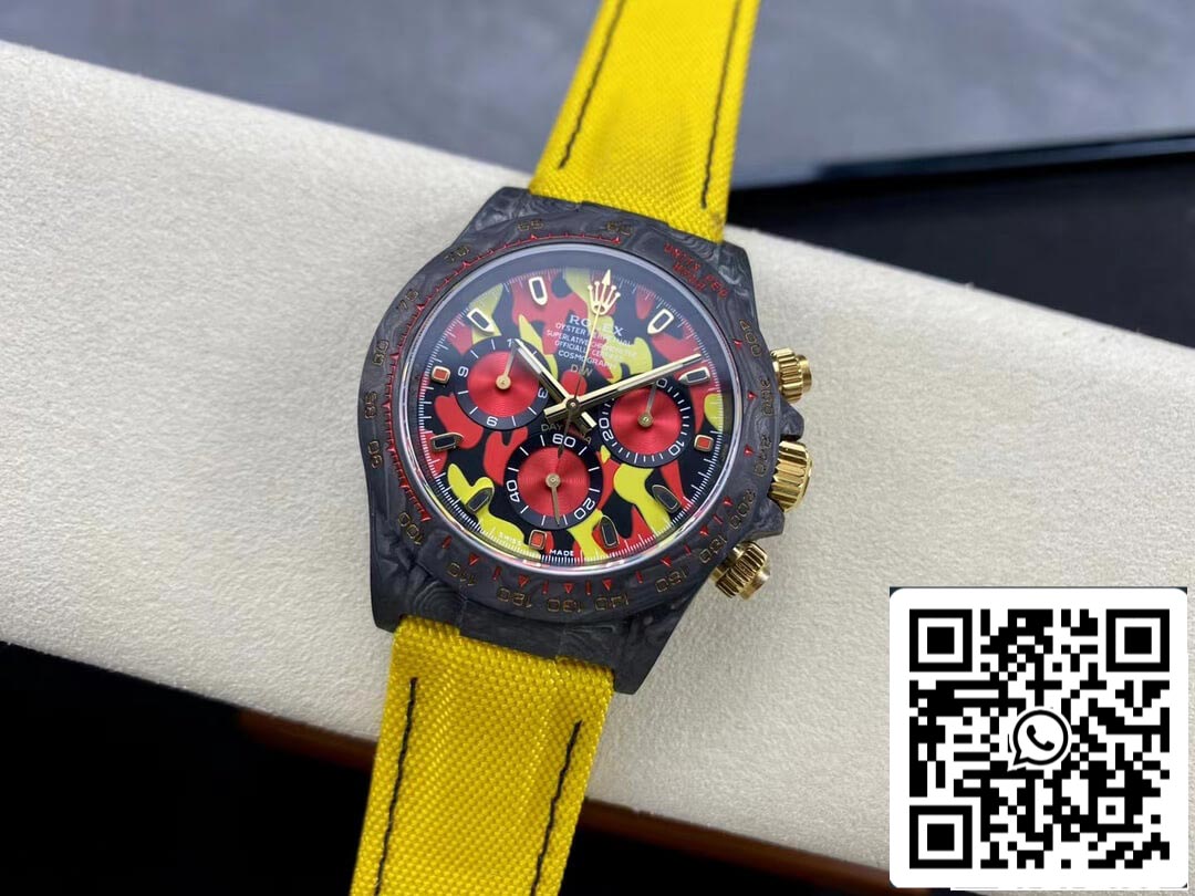 Rolex Daytona Cosmograph Diw Custom Version 1:1 Best Edition Noob Factory Yellow Strap