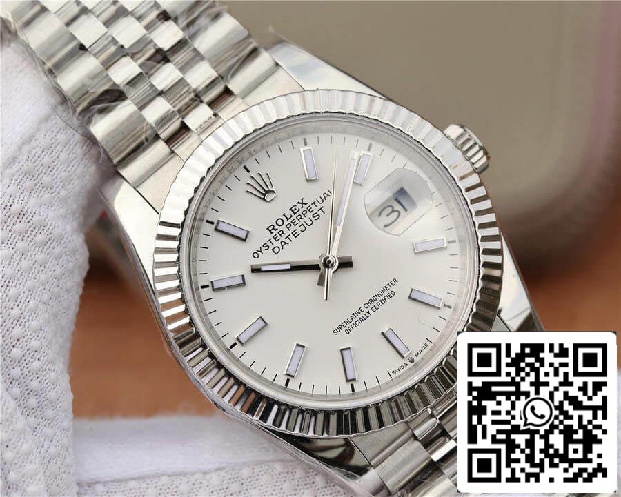 Rolex Datejust 36MM 1:1 Meilleure édition GM Factory Cadran blanc