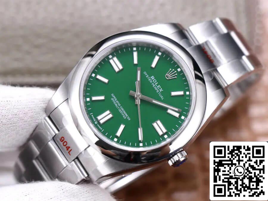 Rolex Oyster Perpetual M124300-0005 41MM 1:1 Melhor Edição EW Factory Aço Inoxidável