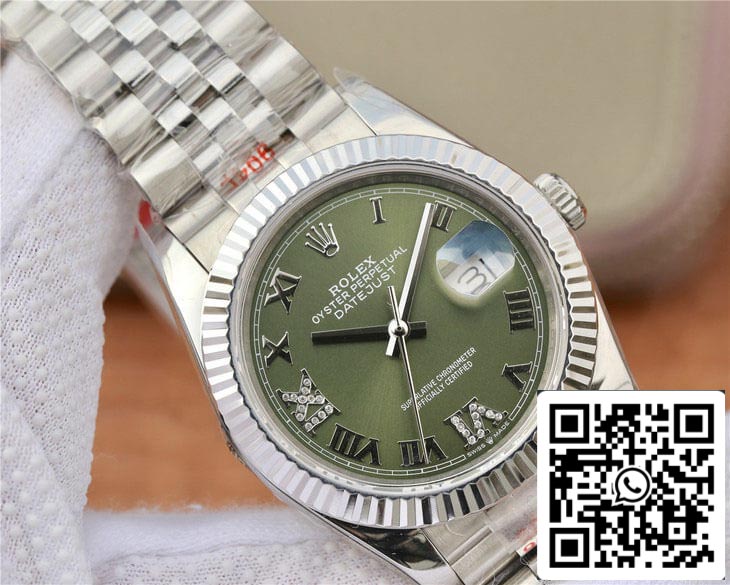 Rolex Datejust 36MM 1:1 Meilleure édition GM Factory Cadran serti de diamants