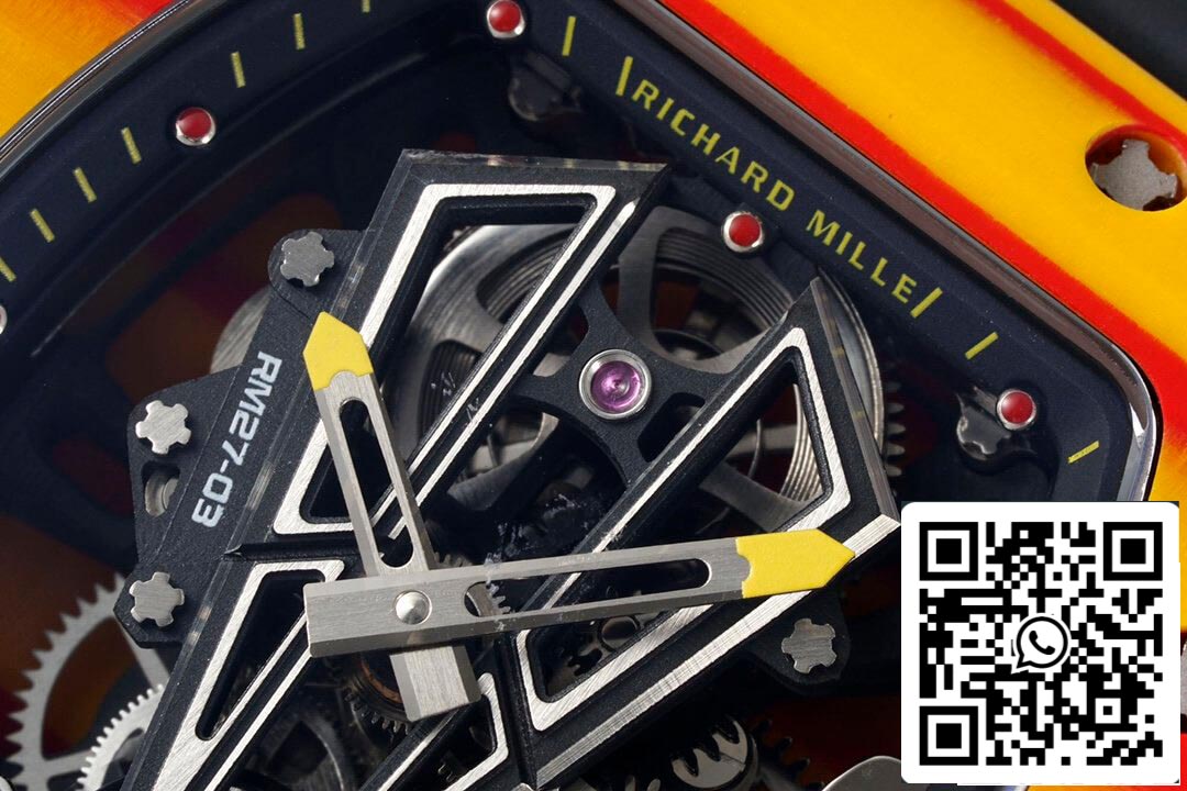 Richard Mille RM27-03 Rafael Nadal Tourbillon 1:1 Best Edition RM Factory Rubber Strap