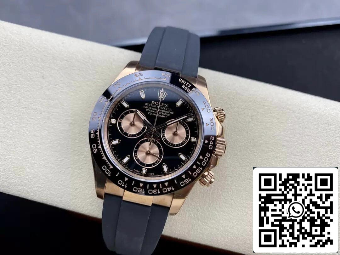 Rolex Cosmograph Daytona M116515LN-0017 1:1 Melhor Edição Clean Factory Mostrador Preto