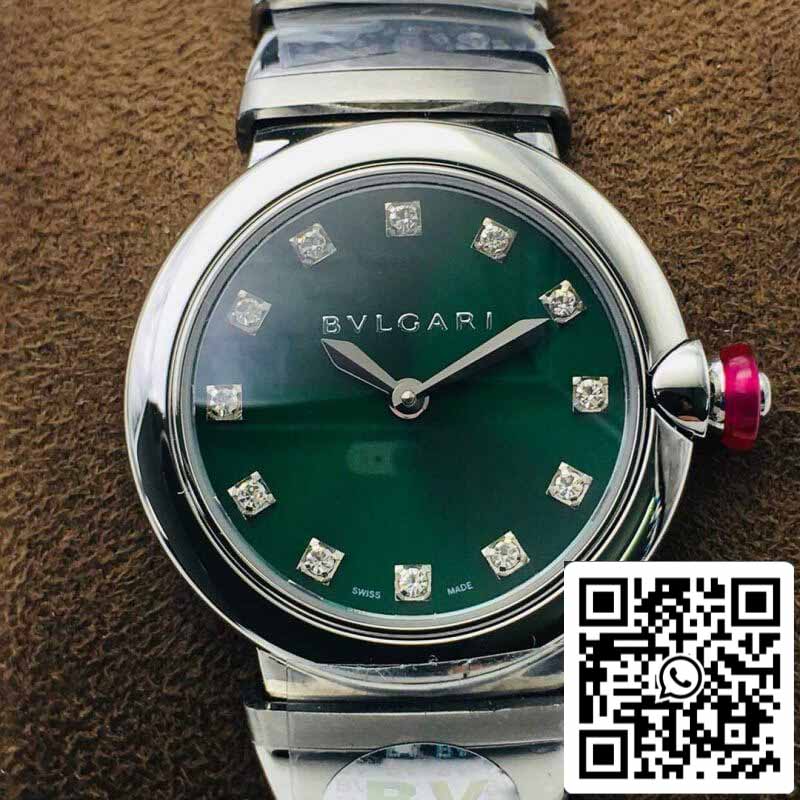 Bvlgari LVCEA 1:1 Meilleure édition BV Cadran vert d'usine