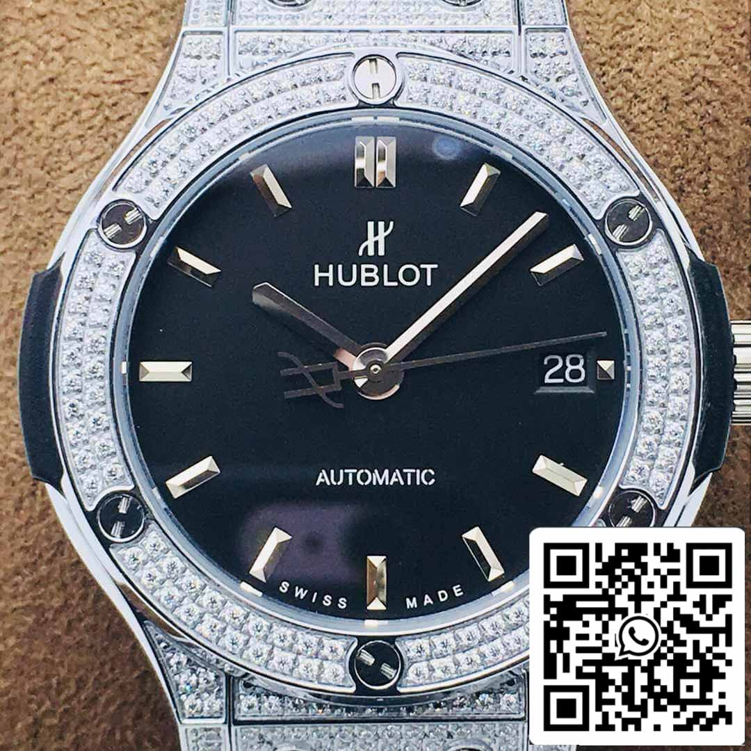 Hublot Classic Fusion 38MM 1:1 Meilleure édition HB Factory Cadran noir