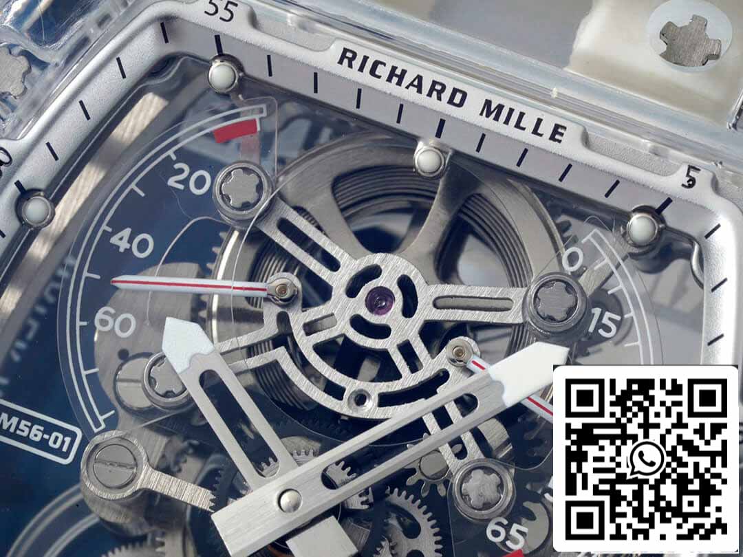 Richard Mille RM 56-01 Tourbillon 1:1 Meilleure édition RM Factory Boîtier transparent