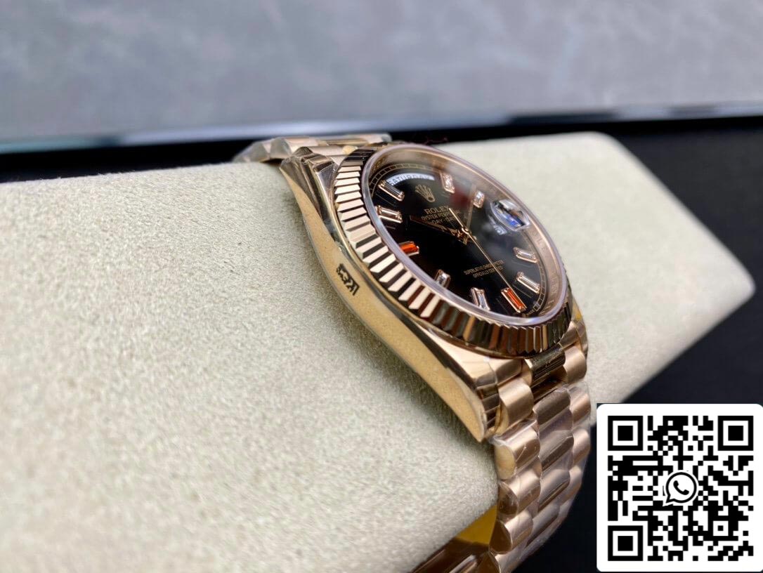 Rolex Day Date 40MM 1:1 Melhor Edição EW Factory Ouro Rosa