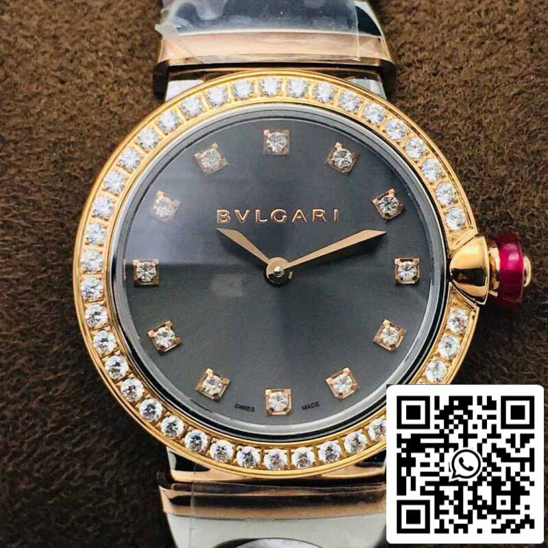 Bvlgari LVCEA 1:1 Meilleure édition BV Factory Cadran gris or rose