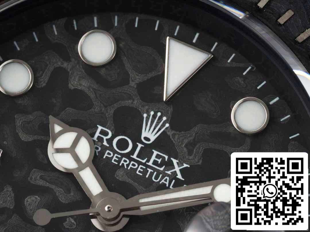 Rolex Sea-Dweller 1:1 Meilleure édition Diw Factory Bracelet noir en fibre de carbone