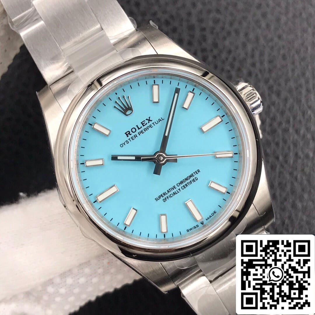 Rolex Oyster Perpetual M277200-0007 31MM 1:1 Melhor Edição EW Factory Aço Inoxidável