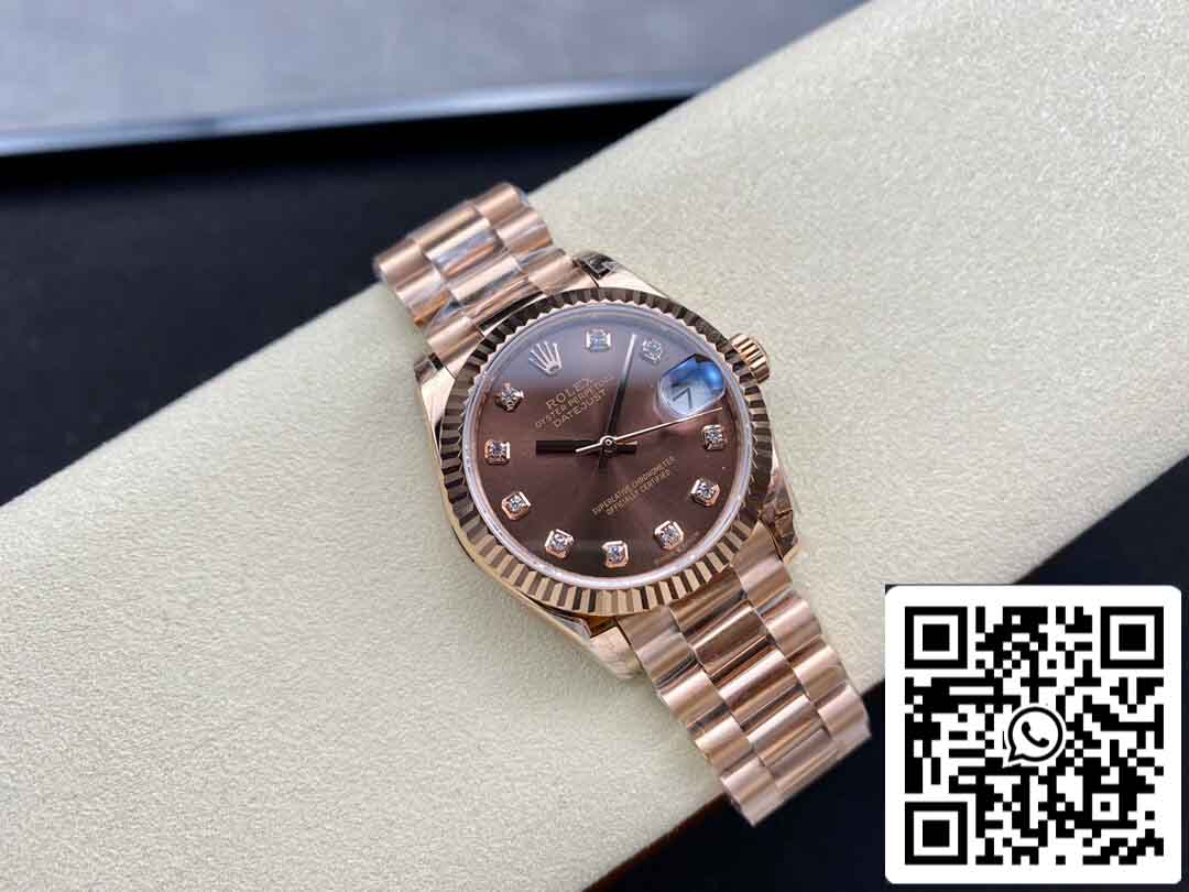 Rolex Datejust M278275-0010 31MM 1:1 Best Edition GS Factory quadrante cioccolato