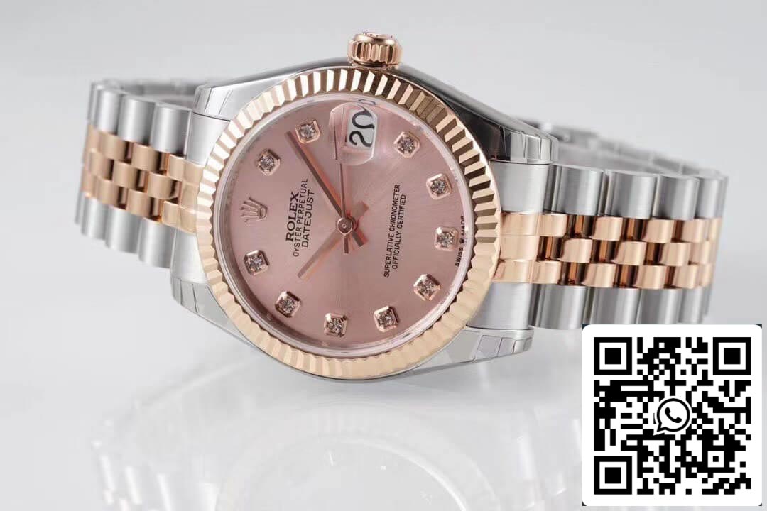 Rolex Datejust m278271 1:1 meilleure édition GS Factory cadran rose