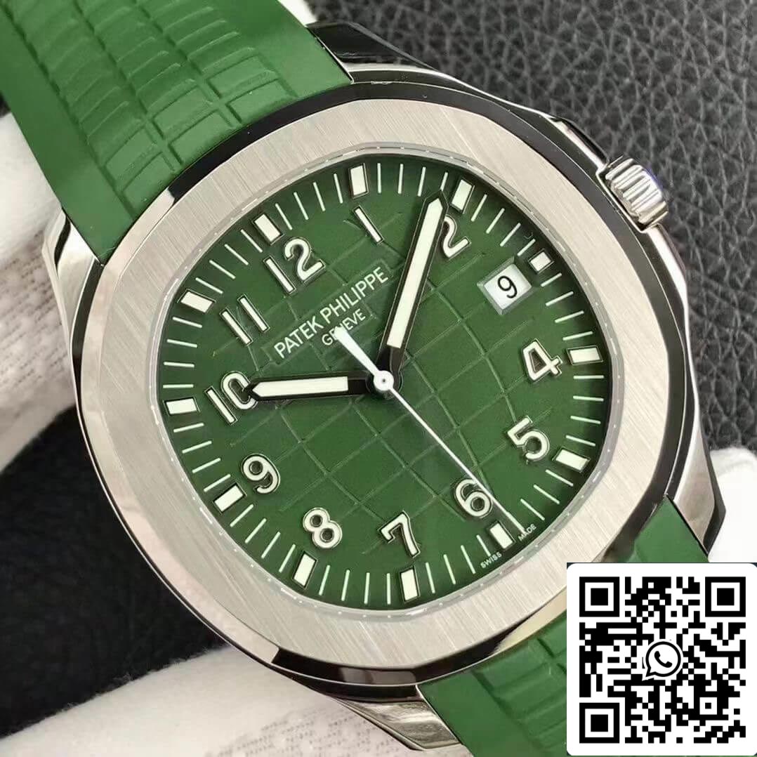 Patek Philippe Aquanaut 5168G 1:1 Best Edition 3K Fabrik grünes Zifferblatt