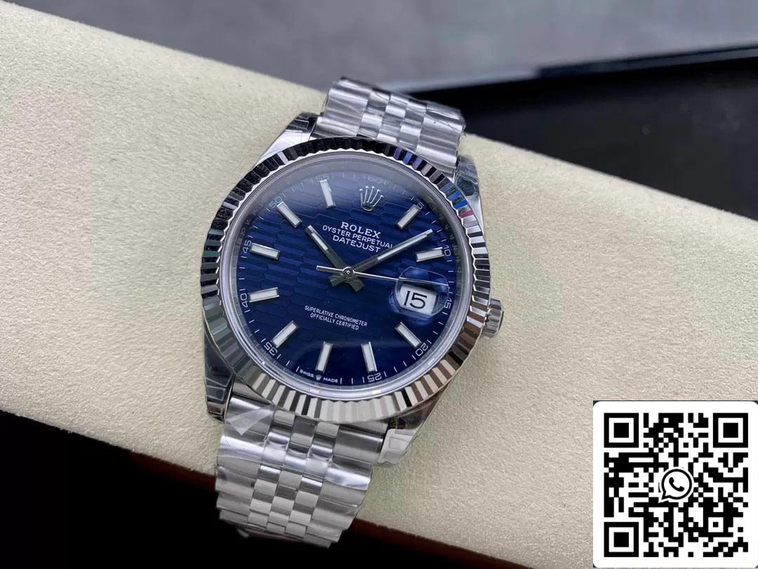 Rolex Datejust M126334-0031 41MM 1:1 Melhor Edição VS Mostrador Azul de Fábrica