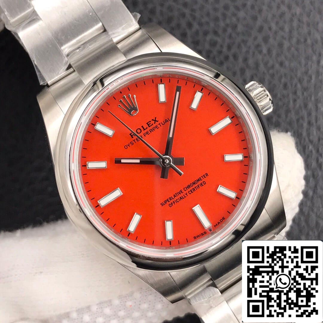 Rolex Oyster Perpetual M277200-0008 31MM 1:1 Melhor Edição EW Factory Aço Inoxidável