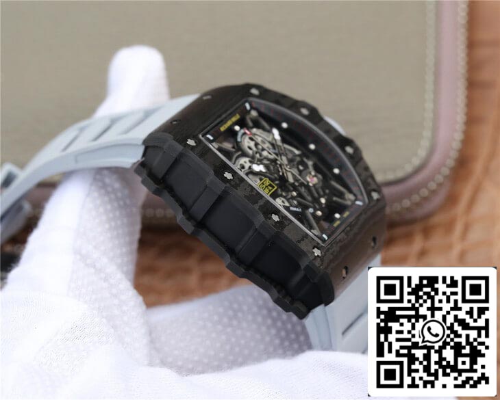 Richard Mille RM-035 KV Factory 1:1 Melhor Edição Fibra de Carbono Preto