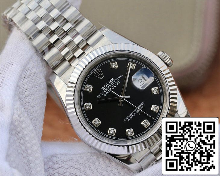 Rolex Datejust M126234-0027 1:1 Meilleure édition GM Factory Cadran noir