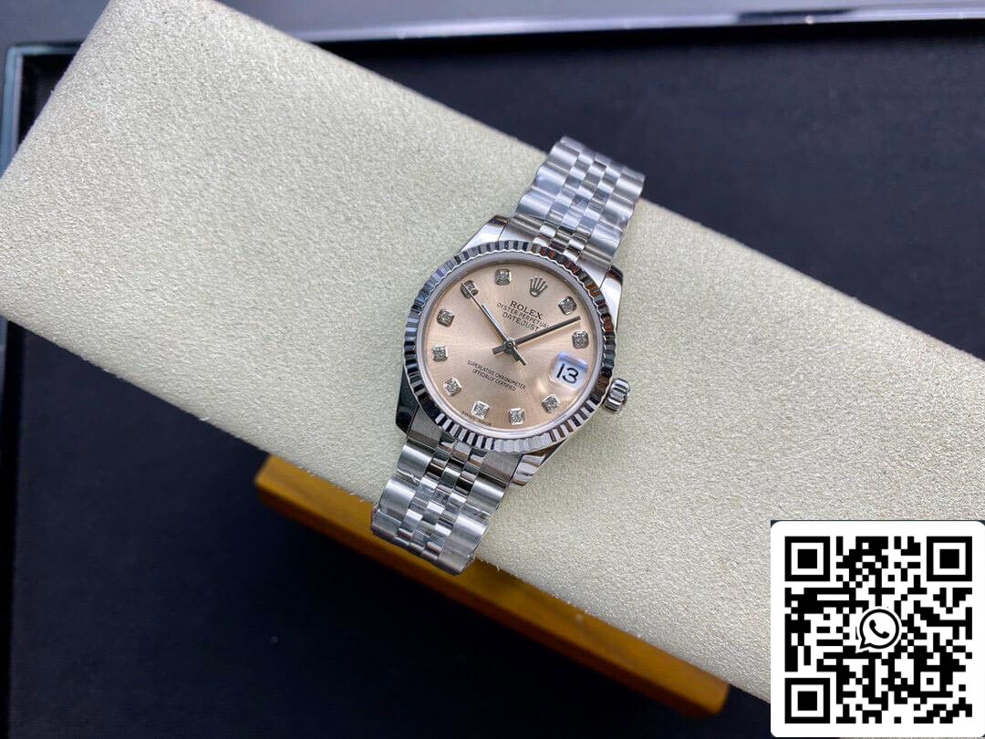 Rolex Datejust 31MM 1:1 Melhor Edição EW Factory Aço Inoxidável