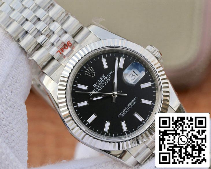 Rolex Datejust M126234-0015 1:1 Meilleure édition GM Factory Cadran noir