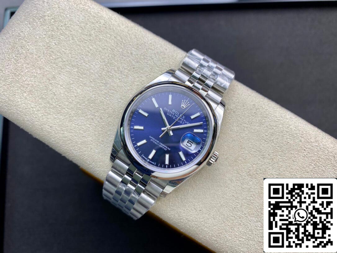 Rolex Datejust M126200-0006 1:1 Melhor Edição EW Factory Mostrador Azul