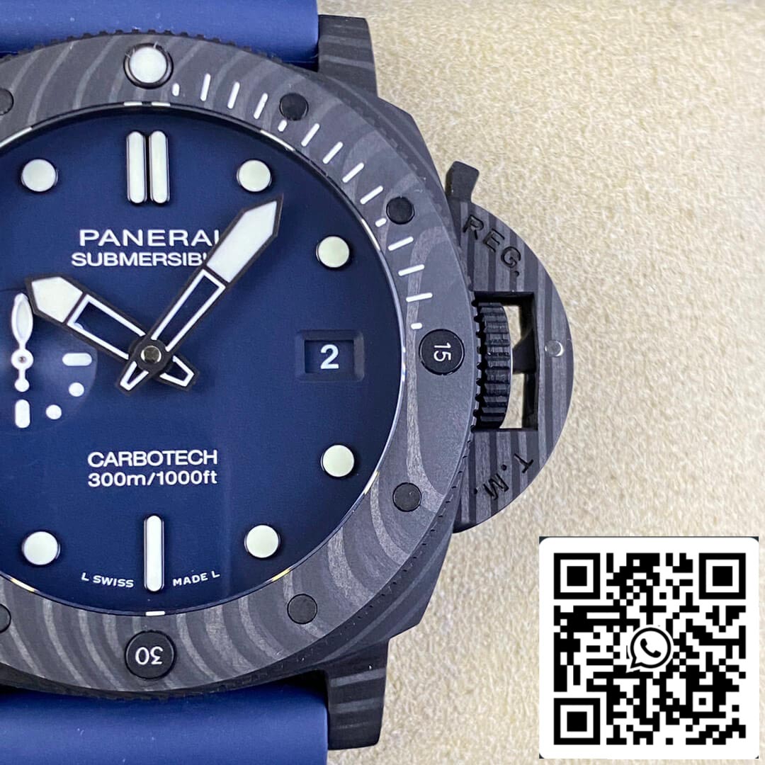 Panerai Submersible PAM01232 1:1 Meilleure édition VS Cadran bleu d'usine